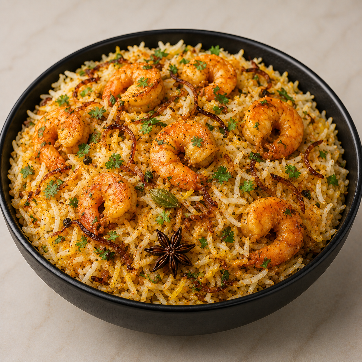Prawns Biryani
