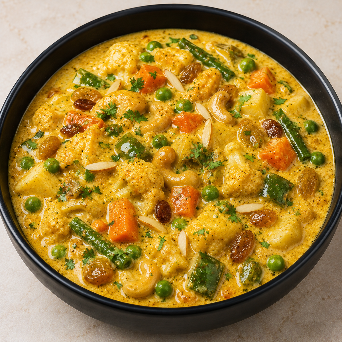 Navrattan Korma (Sweet in taste)
