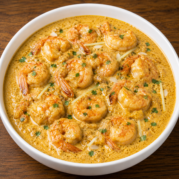 Prawns Korma (Sweet in taste)